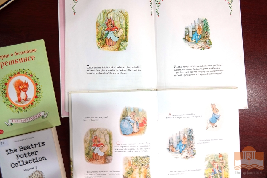 Beatrix Potterin löytyvät Karjalan Kansalliskirjaston kokoelmasta